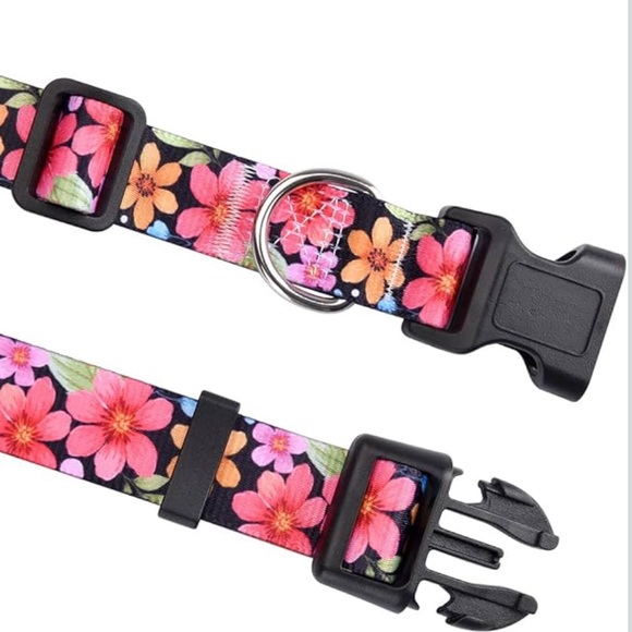 Extra Small Floral Pet Collar - Picture 4 of 4